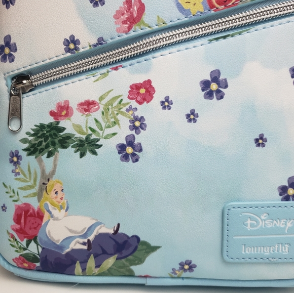 Loungefly Disney Alice In Wonderland Mini Backpack - Picture 6 of 11